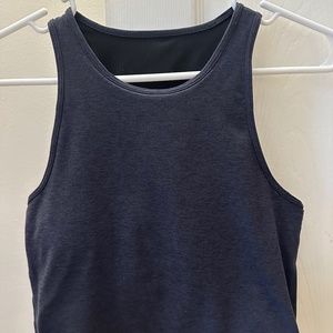 Vuori Elevation Plyo Tank Midnight Heather Blue Women’s Size Small